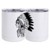 10 oz. White Stainless Steel Short Tumbler Thumbnail