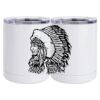 10 oz. White Stainless Steel Short Tumbler Thumbnail