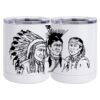 10 oz. White Stainless Steel Short Tumbler Thumbnail