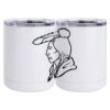 10 oz. White Stainless Steel Short Tumbler Thumbnail