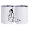 10 oz. White Stainless Steel Short Tumbler Thumbnail