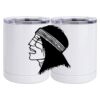 10 oz. White Stainless Steel Short Tumbler Thumbnail
