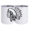10 oz. White Stainless Steel Short Tumbler Thumbnail