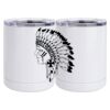 10 oz. White Stainless Steel Short Tumbler Thumbnail