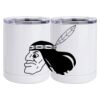 10 oz. White Stainless Steel Short Tumbler Thumbnail