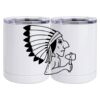 10 oz. White Stainless Steel Short Tumbler Thumbnail