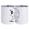 10 oz. White Stainless Steel Short Tumbler Thumbnail