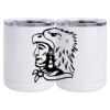 10 oz. White Stainless Steel Short Tumbler Thumbnail