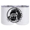 10 oz. White Stainless Steel Short Tumbler Thumbnail