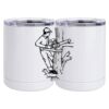 10 oz. White Stainless Steel Short Tumbler Thumbnail