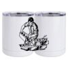 10 oz. White Stainless Steel Short Tumbler Thumbnail