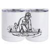 10 oz. White Stainless Steel Short Tumbler Thumbnail
