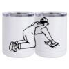10 oz. White Stainless Steel Short Tumbler Thumbnail