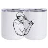 10 oz. White Stainless Steel Short Tumbler Thumbnail
