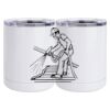 10 oz. White Stainless Steel Short Tumbler Thumbnail