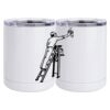 10 oz. White Stainless Steel Short Tumbler Thumbnail