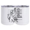 10 oz. White Stainless Steel Short Tumbler Thumbnail