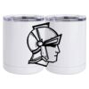 10 oz. White Stainless Steel Short Tumbler Thumbnail