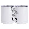 10 oz. White Stainless Steel Short Tumbler Thumbnail