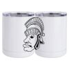 10 oz. White Stainless Steel Short Tumbler Thumbnail