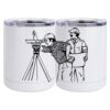 10 oz. White Stainless Steel Short Tumbler Thumbnail