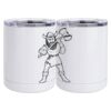 10 oz. White Stainless Steel Short Tumbler Thumbnail