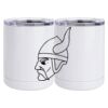 10 oz. White Stainless Steel Short Tumbler Thumbnail