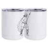 10 oz. White Stainless Steel Short Tumbler Thumbnail