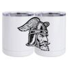 10 oz. White Stainless Steel Short Tumbler Thumbnail