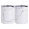 10 oz. White Stainless Steel Short Tumbler Thumbnail