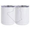 10 oz. White Stainless Steel Short Tumbler Thumbnail