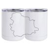 10 oz. White Stainless Steel Short Tumbler Thumbnail