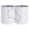 10 oz. White Stainless Steel Short Tumbler Thumbnail