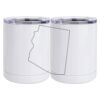 10 oz. White Stainless Steel Short Tumbler Thumbnail