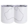 10 oz. White Stainless Steel Short Tumbler Thumbnail