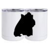 10 oz. White Stainless Steel Short Tumbler Thumbnail