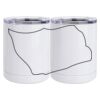 10 oz. White Stainless Steel Short Tumbler Thumbnail