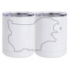 10 oz. White Stainless Steel Short Tumbler Thumbnail