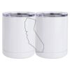 10 oz. White Stainless Steel Short Tumbler Thumbnail