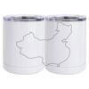 10 oz. White Stainless Steel Short Tumbler Thumbnail