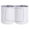 10 oz. White Stainless Steel Short Tumbler Thumbnail