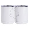 10 oz. White Stainless Steel Short Tumbler Thumbnail