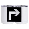10 oz. White Stainless Steel Short Tumbler Thumbnail