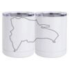 10 oz. White Stainless Steel Short Tumbler Thumbnail