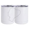 10 oz. White Stainless Steel Short Tumbler Thumbnail
