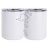 10 oz. White Stainless Steel Short Tumbler Thumbnail