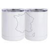 10 oz. White Stainless Steel Short Tumbler Thumbnail