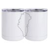 10 oz. White Stainless Steel Short Tumbler Thumbnail