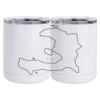 10 oz. White Stainless Steel Short Tumbler Thumbnail