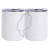 10 oz. White Stainless Steel Short Tumbler Thumbnail